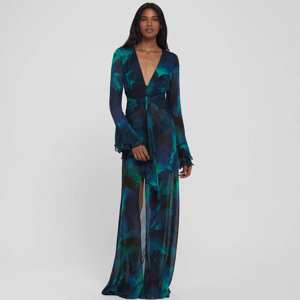 🦋 NWT Women’s Rat & Boa Fiorella Blue Dress - Picture 4 of 11